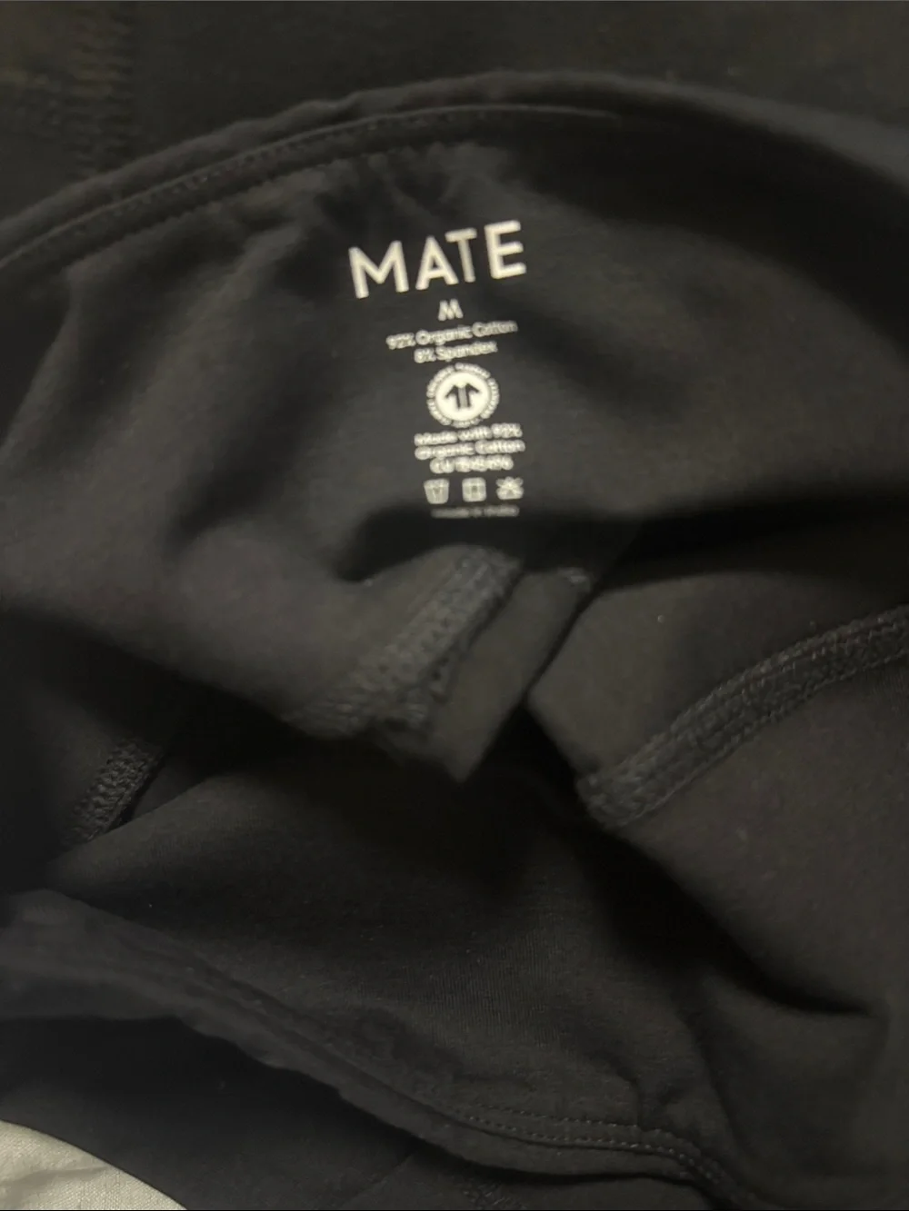 Mate the label organic stretch midi legging with pockets black - Picture 4 of 4
